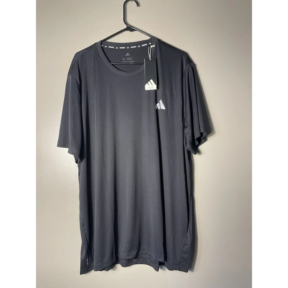 Adidas Men's Running Essentials T-shirt Size 2XL Black NWT